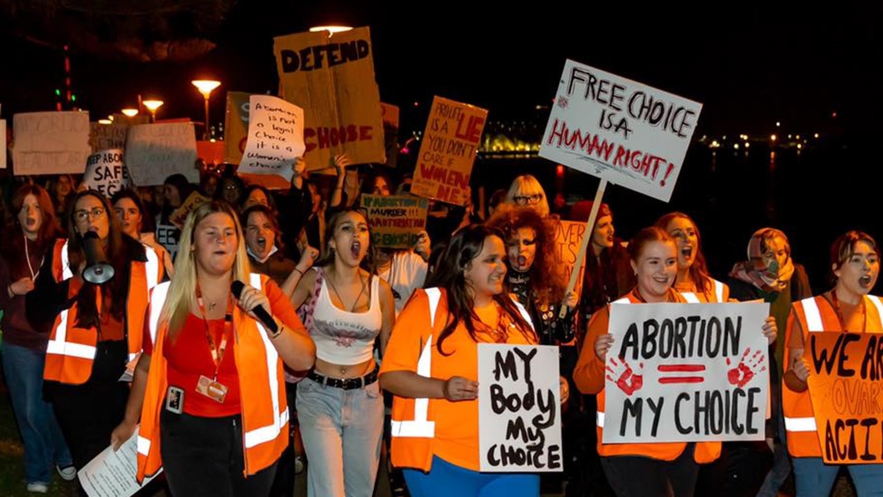 Protesters gather in Newcastle. Picture: Facebook / What Were You Wearing