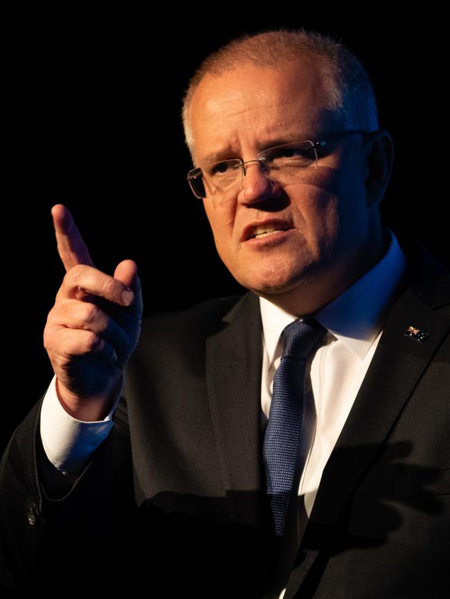 PM Scott Morrison. Picture: AAP/Richard Wainwright