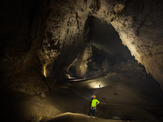 A chamber of light appears. Picture: Alesha Bradford.