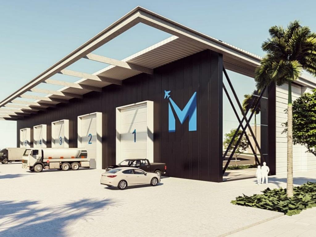 Early design plans for the Milton Street Precinct at Mackay Airport. Picture: realcommercial.com.au