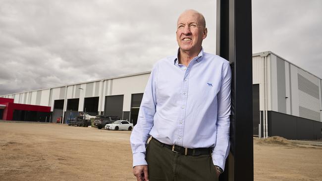 Nexteel managing director John Easling at Booth Transport’s newly developed transport hub in Burton. Picture: MATT LOXTON