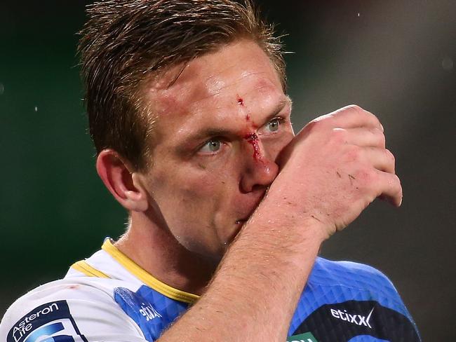 PERTH, AUSTRALIA - JULY 09: Dane Haylett-Petty of the Force looks on after being defeated during the round 16 Super Rugby match between the Force and the Stormers at nib Stadium on July 9, 2016 in Perth, Australia. (Photo by Paul Kane/Getty Images)