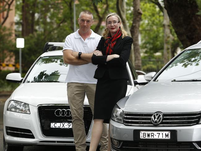 Robyn Richardson and Alister Dalton are lead applicants in the ‘dieselgate’ class action against VW and Audi. Picture: Rohan Kelly