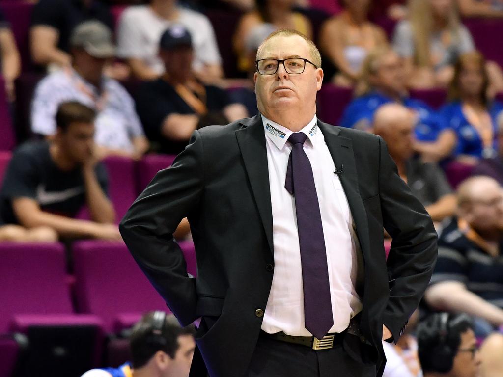 Tigers legend Lanard Copeland wants to see more Australian coaches like Rob Beveridge in the NBL. Picture: AAP