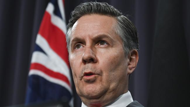 CANBERRA, Australia - NewsWire Photos - June 25, 2024: Minister for Health and Aged Care Mark Butler holds a press conference on Australia's world leading vaping laws at Parliament House in Canberra. Picture: NewsWire / Martin Ollman