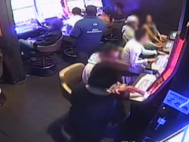 The inquiry became aware of a large registered club with between 150 to 250 electronic gaming machines which was frequented by members of a notorious bikie gang. Picture: Sixty Minutes