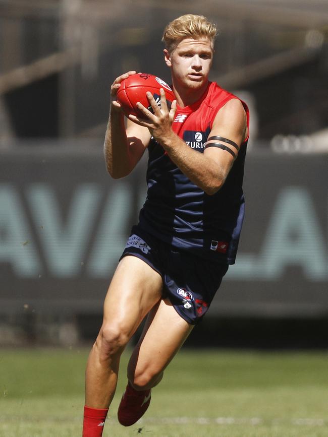 Corey Wagner with the Demons in 2019. Picture: AAP