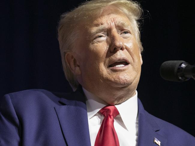 President Donald Trump speaks about criminal justice reform at the David Swinton Campus Center at Benedict College in Columbia, S.C. (Tracy Glantz/The State via AP, Pool)