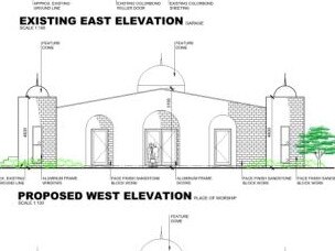 Renders of the proposed building included three domes and would accommodate about 50 visitors