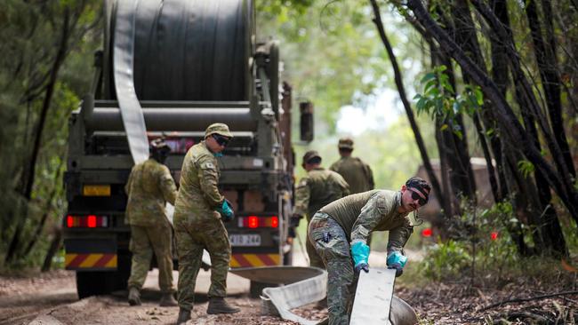 Petroleum Operators from 17th Sustainment Brigade, 7 Brigade and 3 Brigade conducted Exercise Overland Nautical Petros 21, at the Cowley Beach Training Area in Queensland this month. Picture: Defence