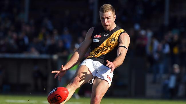 Glenelg's skipper Andrew Bradley will have a delayed start to the season. Picture: Tom Huntley