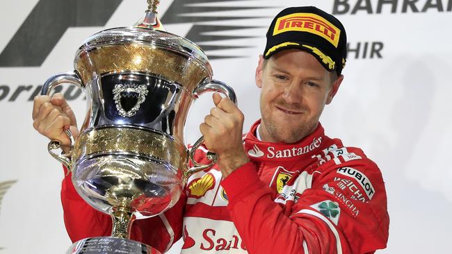 Ferrari driver Sebastian Vettel has won the Bahrain Formula One Grand Prix.