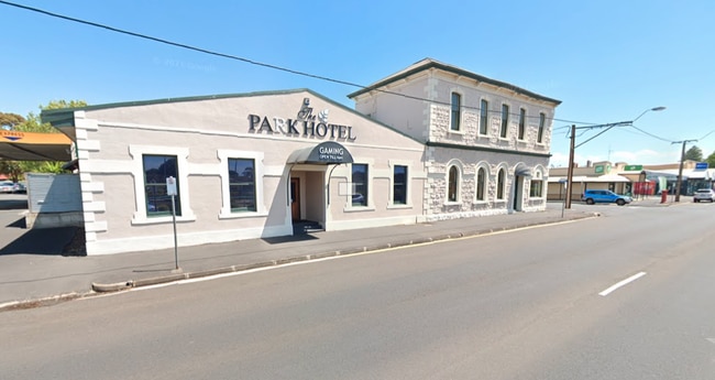 Paul Sleep was arrested on Tuesday night when police did a walk through of the Park Hotel Mount Gambier. Picture: Google Maps