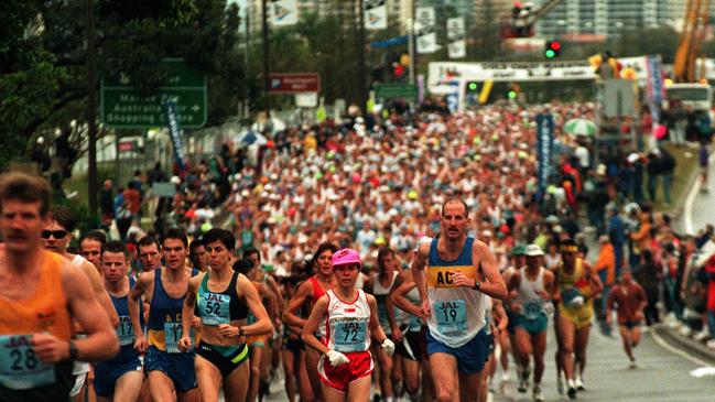 The Gold Coast marathon field on July 13, 1997.