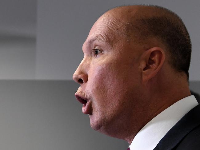 All visa interventions by Home Affairs Minister Peter Dutton are being scrutinised by a Senate inquiry. Picture: Dave Hunt/AAP