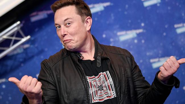 Elon Musk began his testimony at his Tesla class action with a stunning attack against Wall Street. Picture: Britta Pedersen / AFP.