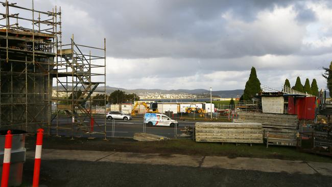 The two ends of the Remembrance Bridge will need to wait a bit longer before being joined up. Picture: MATT THOMPSON