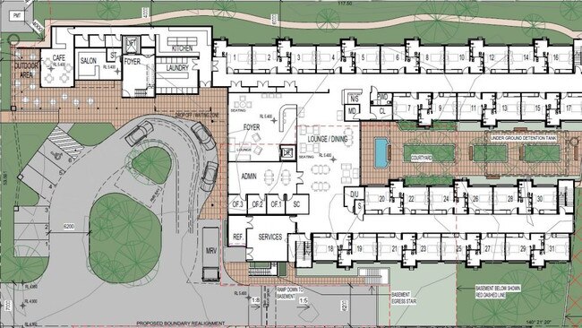 Development application shows plans for a high-end modern aged care facility in Boondall.