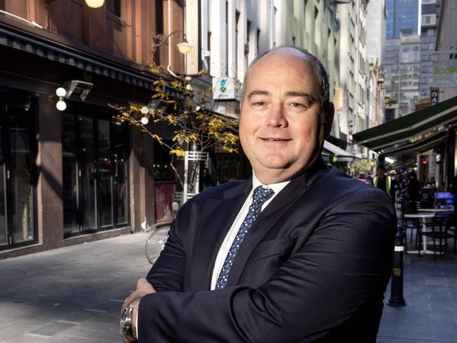 MELBOURNE, AUSTRALIA: Newswire Photos: MAY 01 2024: NAB's new CEO Andrew Irvine is unveiling his first set of results as bank boss after taking over from Ross McEwan. Picture: NCA Newswire / David Geraghty