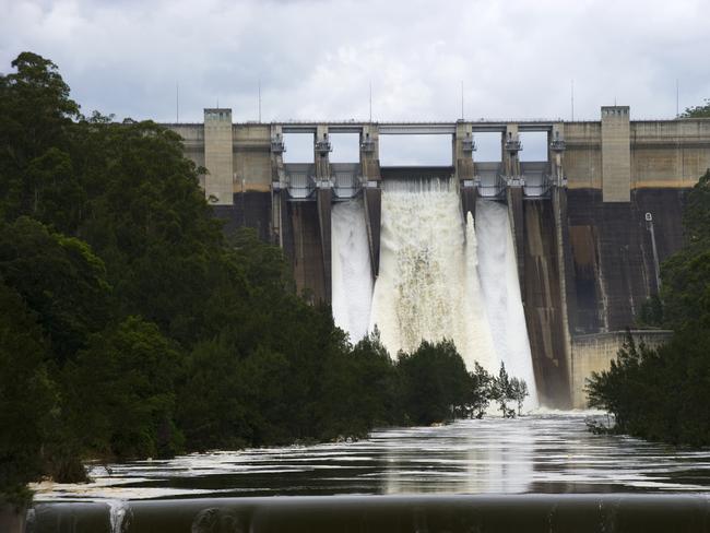 Warragamba Dam overflows. Picture: Supplied