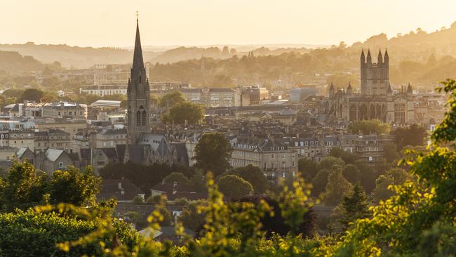 Bath is famous for its ancient baths which were built under the Roman Empire. Picture: Getty