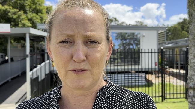 NSW Teachers Federation senior vice president Natasha Watt out front of Richmond River High school in Lismore this week. She wants to see more funding pumped into public schools.