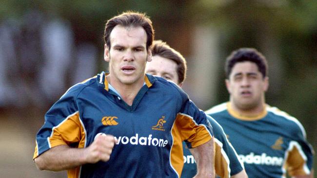 Nathan Grey as a Wallaby back in 2003.