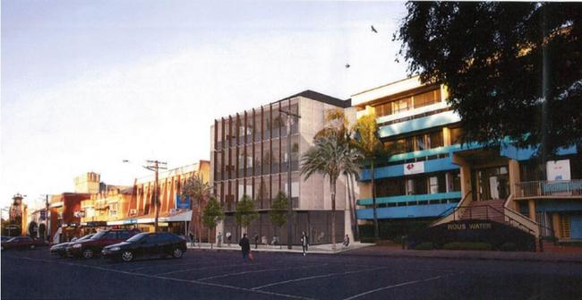 An artist's impression of the $6.8m building planned for Molesworth Street.