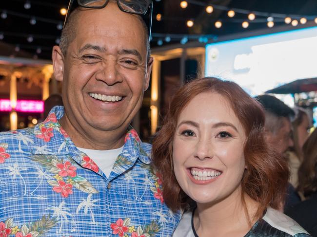 Natalie Arnold and Raymundo Quintana Gold Coast Marathon welcome party at QT Hotel for the Pulse. Picture: Steven Grevis