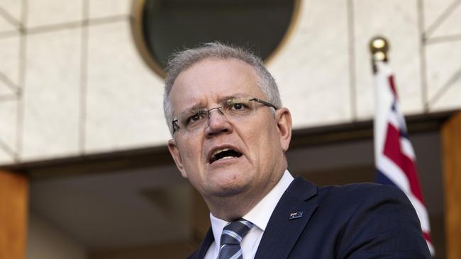 Scott Morrison said he understood the actions by WA and other states had been taken in “good faith” and proposed a series of consultative steps between the jurisdictionsPicture: NCA NewsWire / Gary Ramage