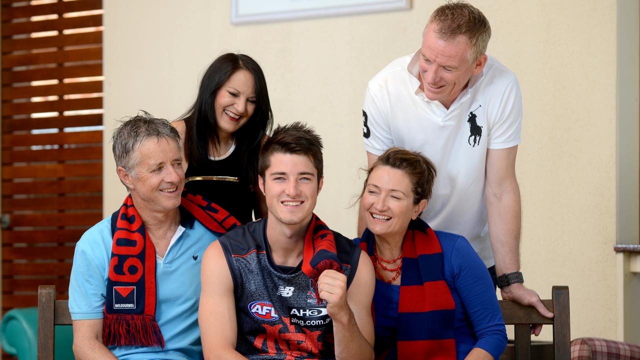 29.11.2014. Glenelg footballer Alex Neal-Bullen has been drafted to Melbourne - the same club as his best mate Billy Stretch. Photo Sam Wundke.