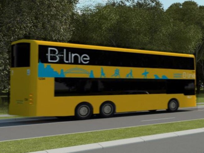 This is what the B-line buses may look like which will service the northern beaches area.