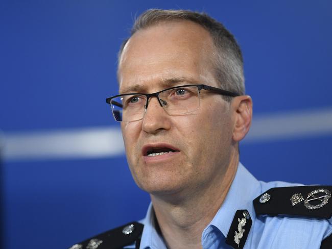 AFP Deputy Commissioner Ian McCartney. Picture: AAP