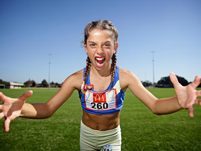 30/3/18 Local Sports Star Indy Gibson at Heffron Park Maroubra. Picture: Adam Yip / Manly Daily