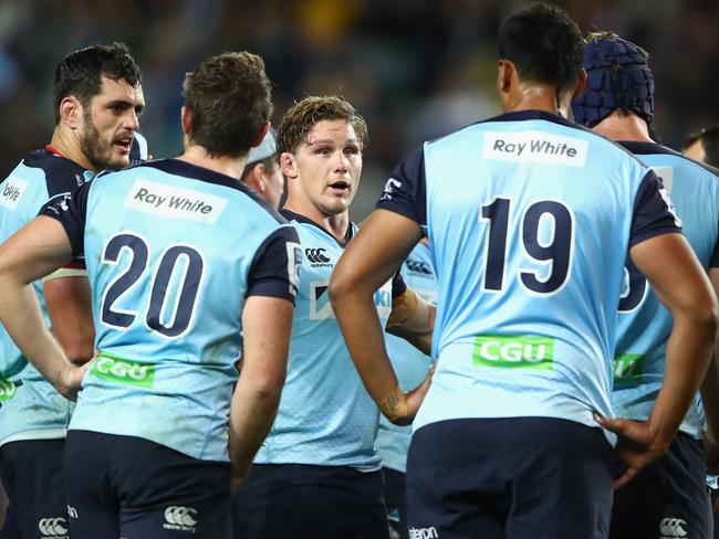 The Waratahs and Brumbies are level on points with one game left in the regular season.