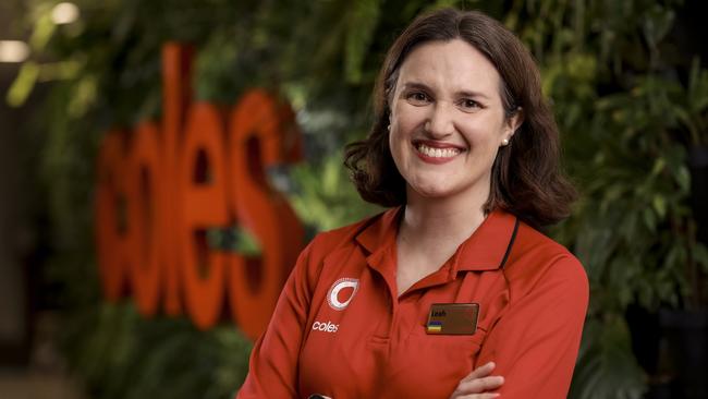 Coles Group chief executive Leah Weckert announced the retailer’s profit result on Tuesday. Photo by Martin Keep/Coles