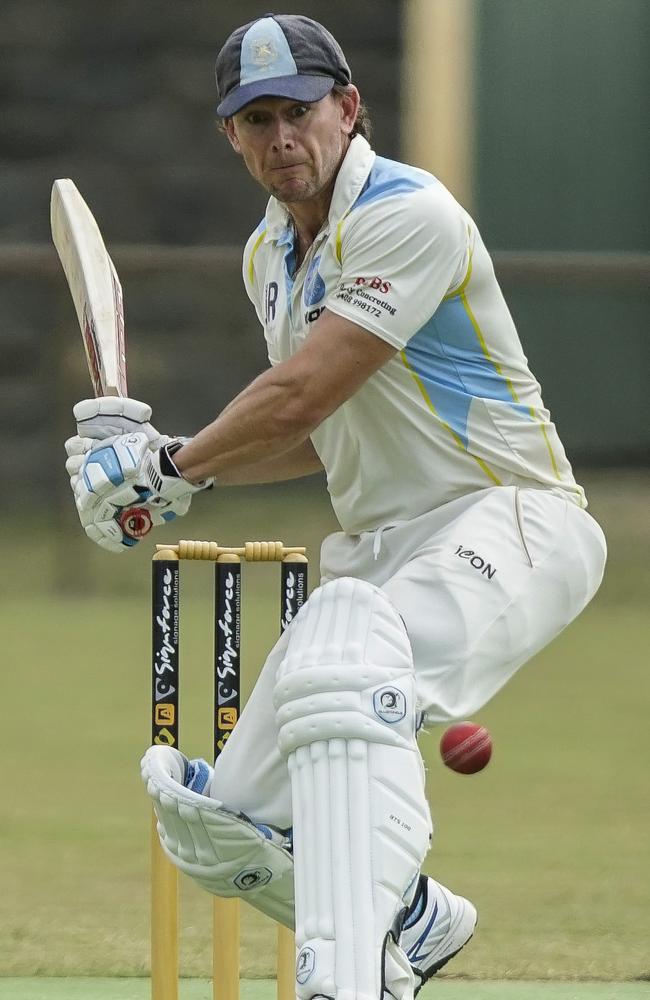 Chris Brittain batting for Baxter. Picture: Valeriu Campan