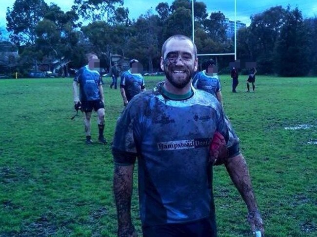 Michael Quinn, from Melbourne, was a member of the Melbourne Chargers rugby team.