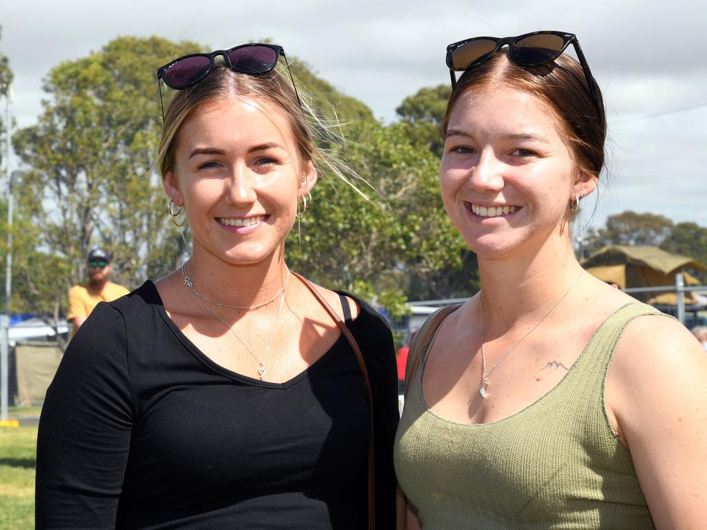 Sisters, Breanna and Tahlia Duke. Meatstock Festival at the Toowoomba showgrounds. April 2022