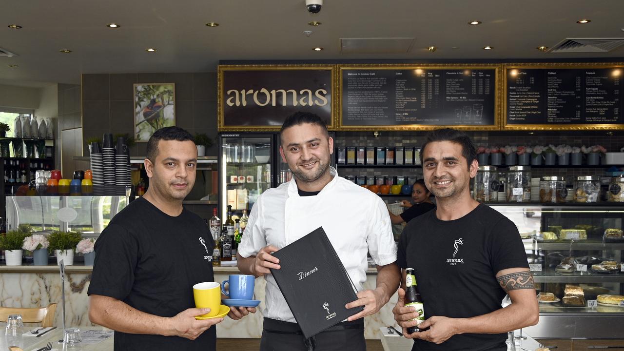 The owners at Aromas at High Street Plaza. The three brothers, Pradip Bista, Suman Khatri and Yubee Khatri. Pradip and Suman are both chefs and the cafe offers a range of dishes made with locally sourced produce. Photo: file