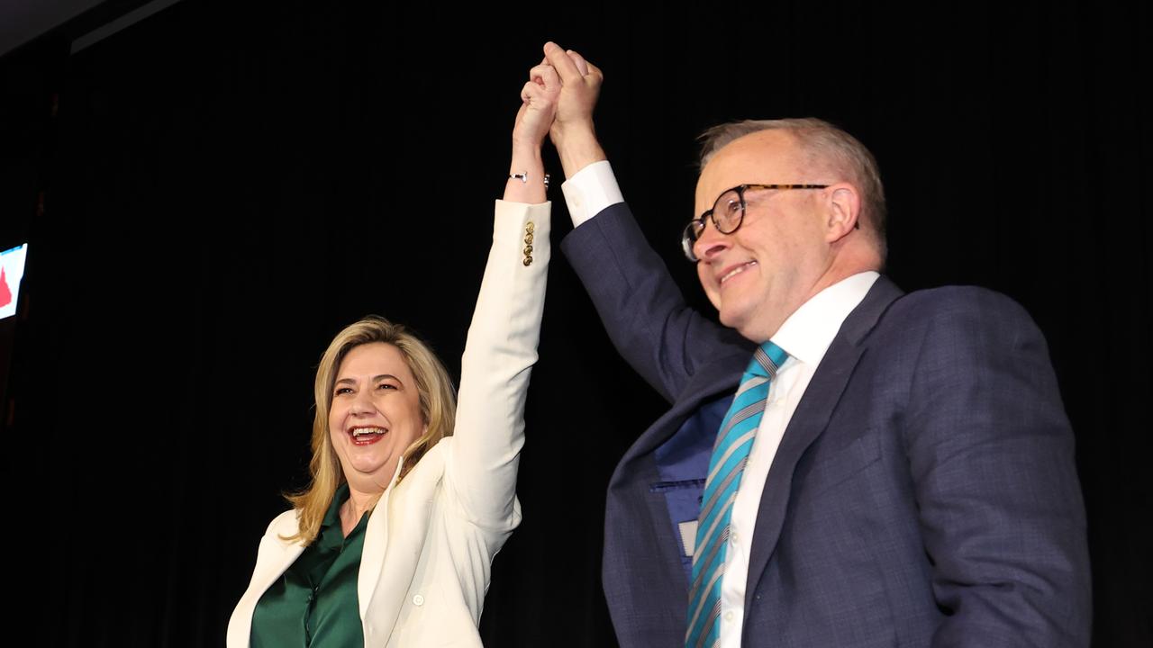 Premier Annastacia Palaszczuk and The Prime Minister Anthony Albanese. Picture: Supplied