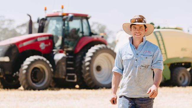 All grown up: Brayden Coburn was featured in Country Living’s ‘Kids on Farms’ feature in 2004 and now he works on the farm. Picture: Chloe Smith.