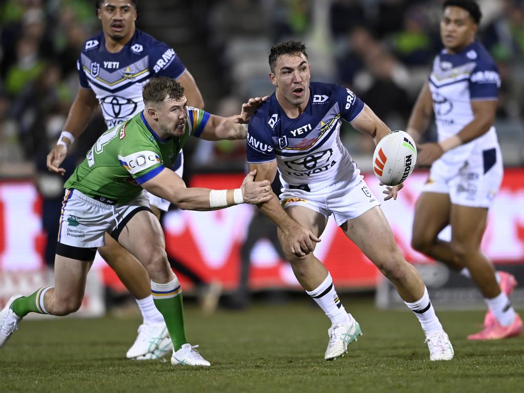 Reece Robson might have done enough to retain his Blues jersey. Picture: NRL Imagery