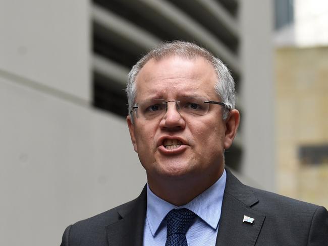 Federal Treasurer Scott Morrison has called on Mr Abbott to fall into line. Picture: Keri Megelus.