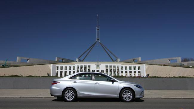 Where it all ended for the Camry and the rest of the car manufacturing industry: Parliament House, Canberra. Picture: Joshua Dowling.