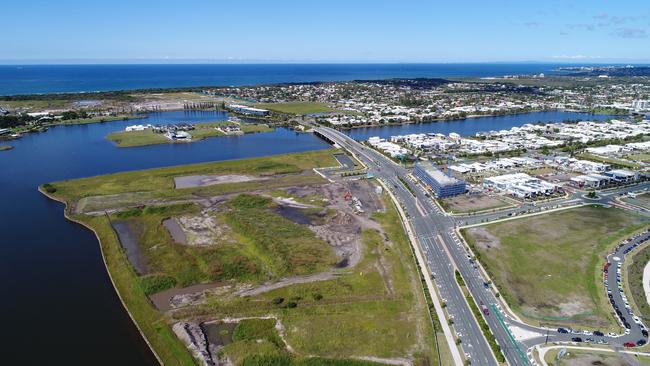 DRONE: Aerial photos of the development at Birtinya, Sunshine Coast.