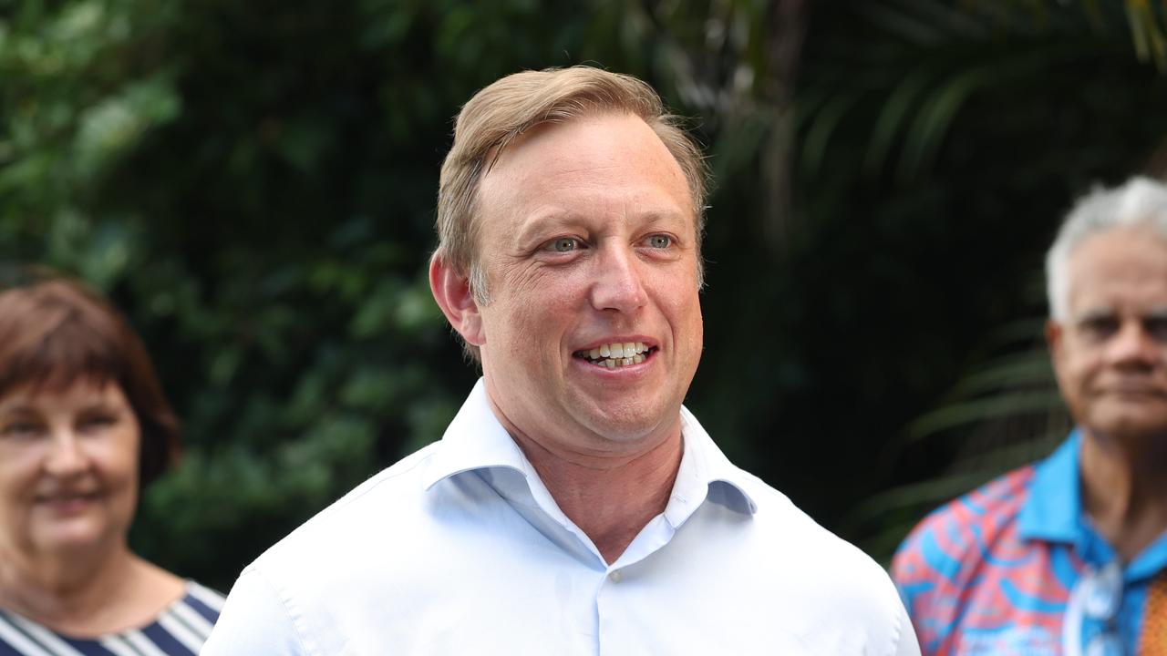 Premier Steven Miles in Mackay on Wednesday. Picture: Annette Dew