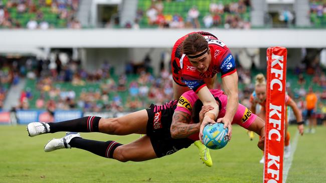 Empty seats at the Nines may have ended Perth’s chances. Photo: James Worsfold/Getty Images