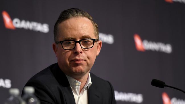 Qantas CEO Alan Joyce. Picture: Bianca De Marchi/AAP