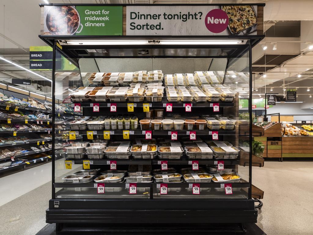 The 'Dine In' sections offer shoppers a restaurant-style meal from the comfort of home. Picture: Supplied